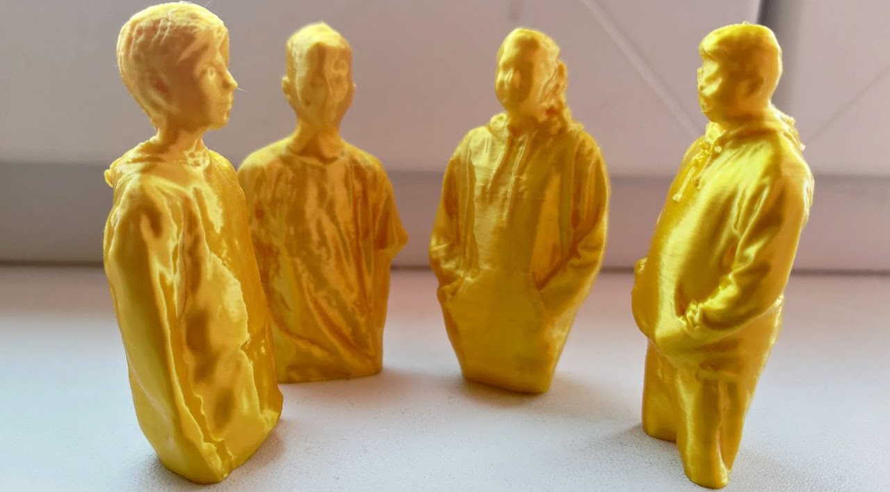 Výsledky tvorby dětí na kroužku 3D tisku